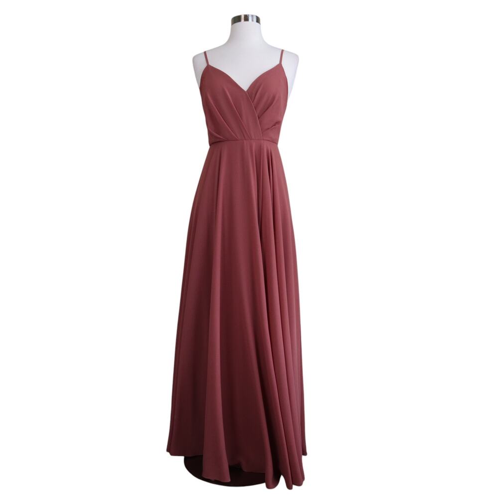 Lulu's Rust Maxi Dress - Picture 3 of 15